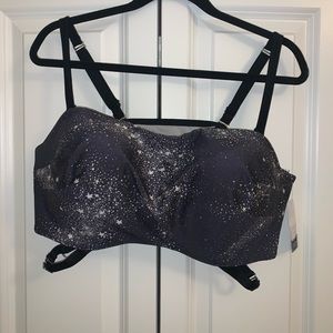 Lane Bryant Swim by Cacique Bikini Top 44DDD - Lightly Lined Bandeau